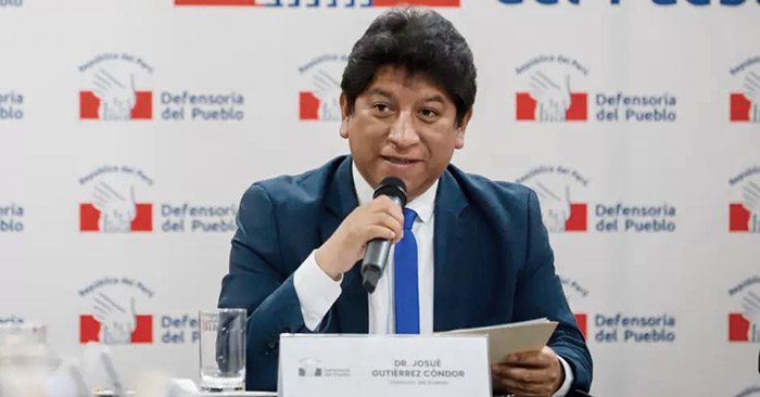 Bancadas de oposición formalizan pedido en el Senado para remover a Josué Gutiérrez de la Defensoría del Pueblo